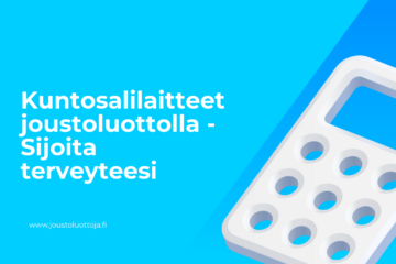 Kuntosalilaitteet joustoluottolla - Sijoita terveyteesi 8